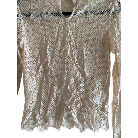 H&M Sheer Floral Lace Top - Picture 13 of 16